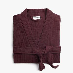 Parachute Unisex Cotton Cloud Robe in Mulberry